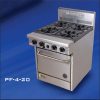 Goldstein PF-4-20 Gas 4 burner Oven Range
