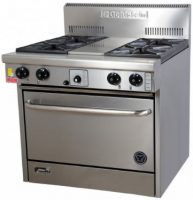 Goldstein PF-4-28 Gas 4 burner Oven Range Goldstein PF-4-28 Gas 4 burner Oven Range