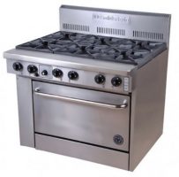 Goldstein PF-6-28 Gas 6 burner Oven Range